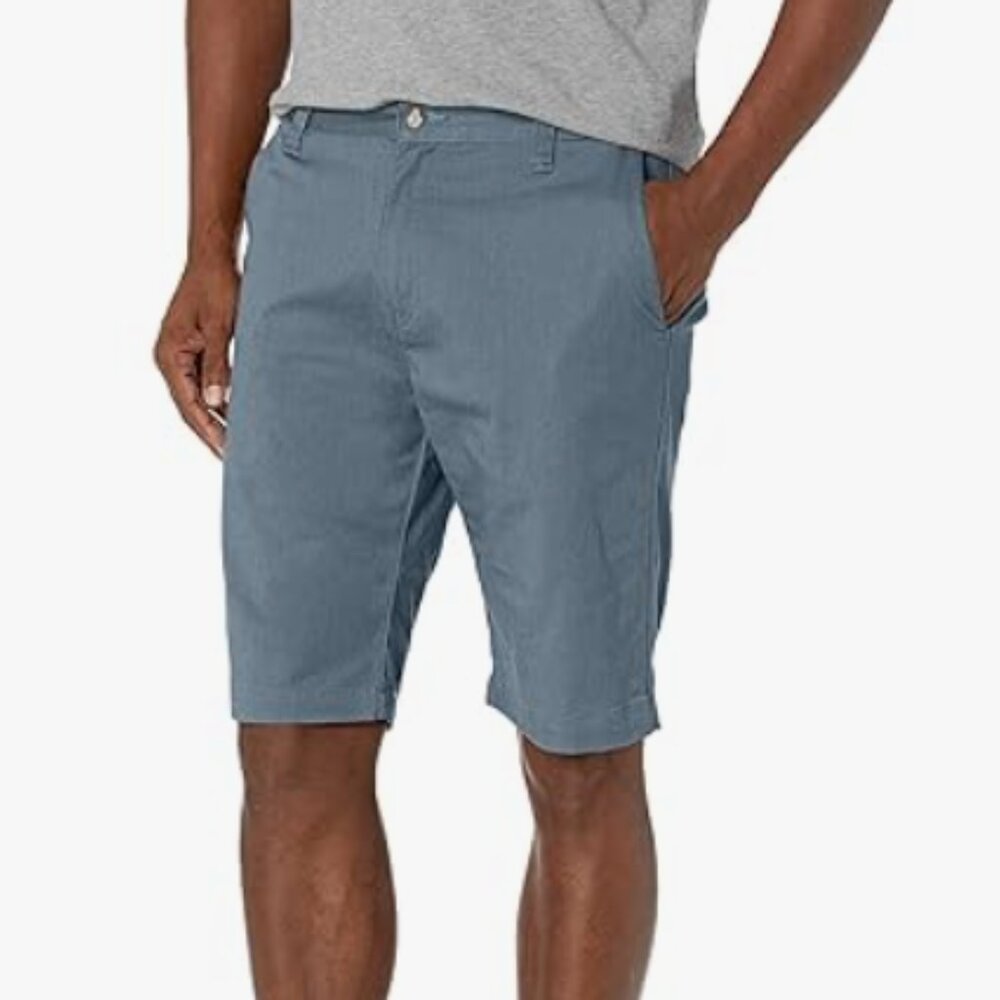 Volcom vMonty Shorts. Heather blue. EUC. Size 34